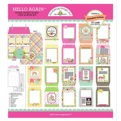 Doodlebug Hello Again - Chip Album Kit